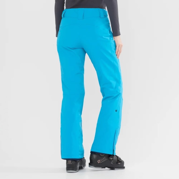 Turquoise Salomon The Brilliant Women's Ski Pants | PH 71426G